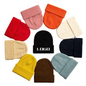 Wholesale printed tie: Custom Made Embroidered Acrylic Knitted Beanie