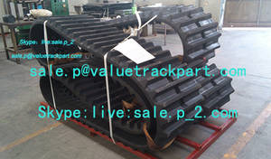 Wholesale yanmar parts: 600*100*80 Crawler Rubber Track for Morooka MST800 Tracked Dumper