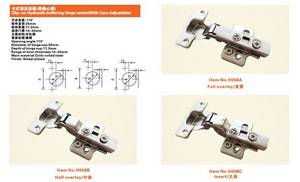 Wholesale hydraulic hinge: Clip-on Hydraulic Buffering Hinge Series(With Cam Adjustable)