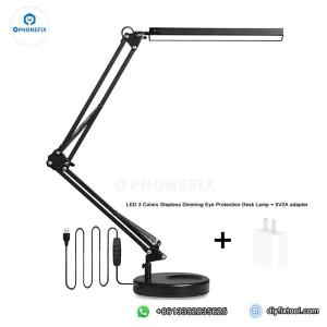 Wholesale eye lamp: LED Eye Protection Desk Lamp Metal Swing Arm Table Lamp