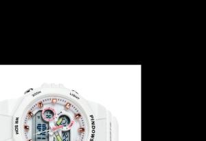 Wholesale sport watches: Pindows LED Light Big Display Digital Watch with Alarm Water Resistant Sport Wath for Child