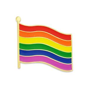 Wholesale Metal Crafts: Rainbow Flag Lapel PIN