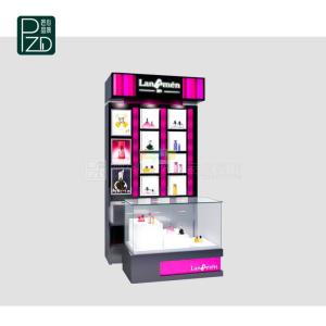 Wholesale counter display: Wooden Cosmetics Display Counter Mall Kiosk for Cosmetics Retail Cosmetics Kiosk