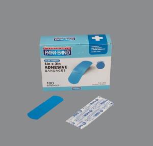 Wholesale cleaning gloves: Blue Adhesive Bandage