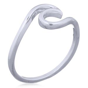 Wholesale top quality: 925 Sterling Silver Wave Ring