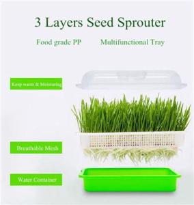 Wholesale soup plate: Sprout Growing Trays   Plastic Plant Trays Wholesale     Microgreen Sprouting Trays