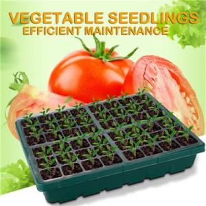Wholesale root growth regulator: 48 Holes Seedling Starter Kit     Garden Seedling Starter Tray Kits