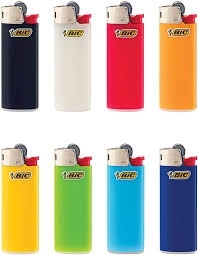 Wholesale carton: Maxi Bic Lighters J26 / Mini Bic Lighters J25 / Bic Lighters