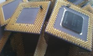 Wholesale cpus: IBM 6x86MX PR200 Ceramic CPU Processor Scrap with Gold Pins