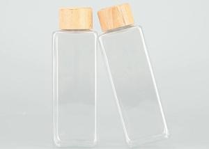 Wholesale plastic liquid soap dispenser: Leakproof 200ml Plastic Screw Top Bottles with Bamboo Lids
