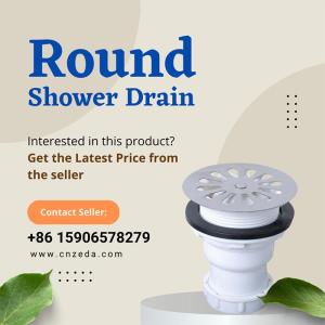 Wholesale shower: Round Shower Drain | Yuyao Zeda Plastics Co., Ltd