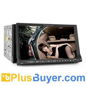 Wholesale car dvd player gps: 2 DIN 7 Inch Car DVD Player (GPS, TV, Bluetooth, RDS)