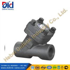 Wholesale forged check valve valve: A105 Forged Steel Y Check Valve Piston Type, Cartridge Check Valve