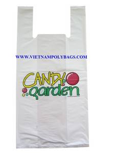 Wholesale plastic poly bag: Vietnam Packaging Biodegradable Singlet Poly Carrier Bags