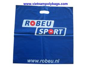 Wholesale die cut bag: Vietnam Packaging Poly Die Cut Reinforced Handle Bags