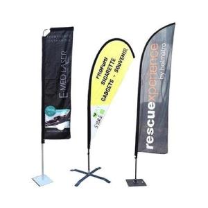 Wholesale feather flags: Beach Teardrop Feather Flags for Custom Outdoor Advertising