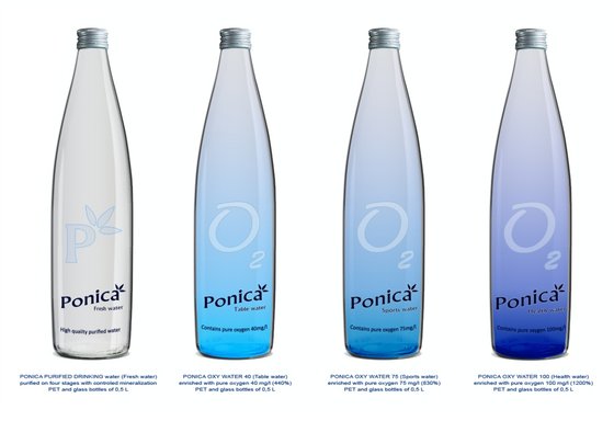 only oxygen water