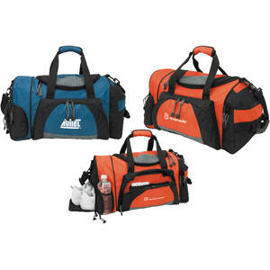 duffel bag with multiple compartments