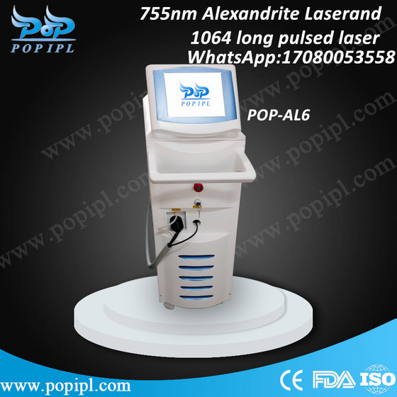 755nm Alex Laser +1064nm Candela Laser 755 Machine Hair Removal Pop Ipl ...