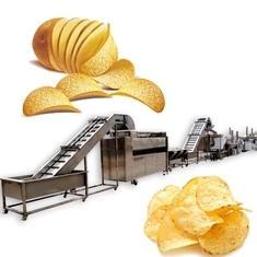 Wholesale frozen potatoe fries: Fresh Potato Chips Production Line , Full Automatic Potato Chips Making Machine 1000kg/H
