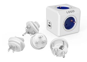 Wholesale usb: Power Cube Extended Plug, 1USB-A, 1 USB-C, Allocacoc Powercube Rewirable USB, Cube Extension