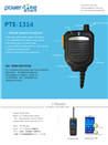 Wholesale handheld mic: Remote Speaker Microphone for Smartphone and 3G Walike Talkie (PTE-1314)