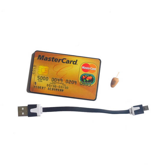 GSM ID BOX Credit Card with Earpieces