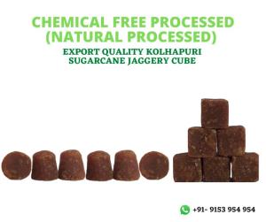 Wholesale natural: Chemical Free Processed (Natural Processed) Export Quality Sugarcane Jaggery Cube