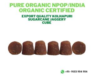 Wholesale food color: USDA/NPOP Certified Pure Organic Export Quality Sugarcane Jaggery Cube