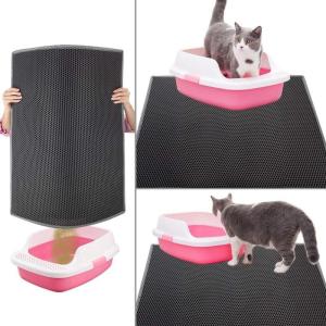 Wholesale dry box: Pieviev Cat Litter Mat Double Layer Waterproof Urine Proof Trapping Mat