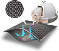 Pieviev Cat Litter Mat Double Layer Waterproof Urine Proof Trapping Mat 2