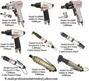 Wholesale air screwdriver: Pneumatic Screwdriver Air Screwdriver Straight Type or Pistol Type High Torque&High Quality Ability