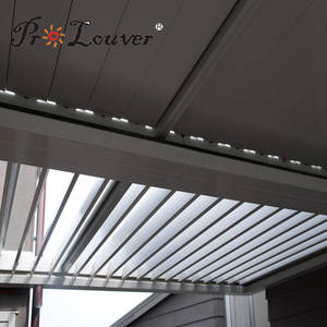 Wholesale roof gutter system: Pergola Opening Roof Louver