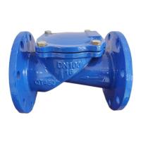 Sell PN10/16 DN100 Rubber Seated Flange Swing Check Valve