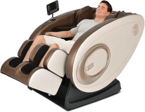 Wholesale leather chair: Luxury Leather 3 D Electric Zero Gravity Massage Chair