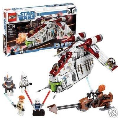 Lego Star Wars 7676 Republic Attack Gunship Cool Set(id:4062596 ...