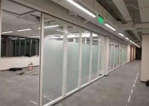 Wholesale glass window partition wall: SGS Lightweight Movable Glass Partition Walls for Space Division