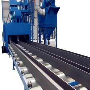 Wholesale h beam welding machine: Metal Structure Dust Roller Conveyor Shot Blasting Machine / Shot Blaster Price for Sale