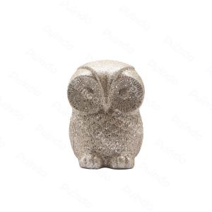 Wholesale keepsake: Puindo Brown Holiday Home Decoration Owl Statue H4