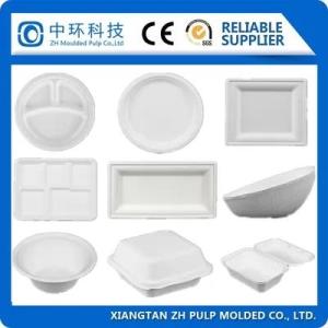 Wholesale disposable tableware: High Efficiency Paper Pulp Molding Machine 30kw Plate Forming