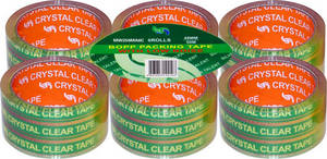Wholesale clothes: Crystal Clear Packing Tape with Shrink Packaging