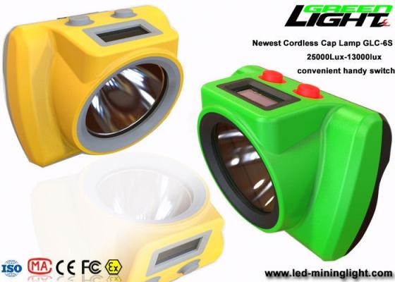Explosion-proof Light LED Lion Battery 6.8ah Miner Lamp Cordless Mining Headlamp 