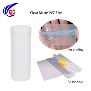 Wholesale transparent pvc sheet: Transparent Clear Matte Rigid PVC Film Sheet Roll