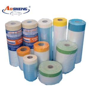 Wholesale tape: Pre-taped Masking Film DIY Paint Protective Film