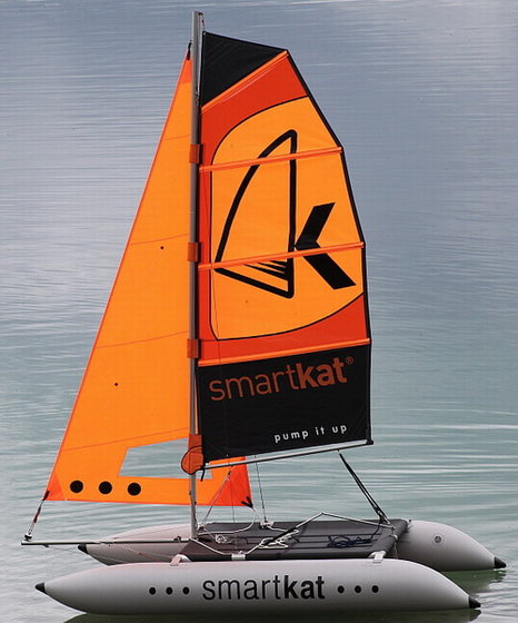 smart cat inflatable catamaran