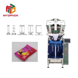 Wholesale pet lead: All in One Weighing Packing Machine Puffy Food Potato Chips Snacks Vertical Packaging Machine