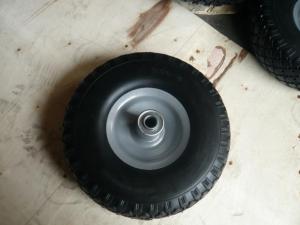 Wholesale heavy truck tires: Heavy Duty Solid Rubber Flat Free Tubeless Hand Truck Tire Wheel 4.10/3.50-4 Tire