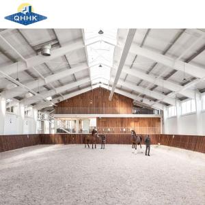 Wholesale gray fiber glass: Prefabricated Steel Cattle Sheds Poultry Houses Horse Stables Hay Warehouse Riding Stables