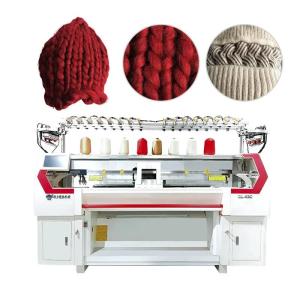 Wholesale weft knitted fabric: Signle Carriage Three System Computerized Flat Knitting Machine