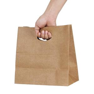 Wholesale snack bag: Paper Bags with Die Cut Handle